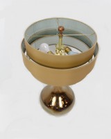 Contemporary Double-Light Table Lamp