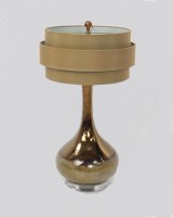 Contemporary Double-Light Table Lamp