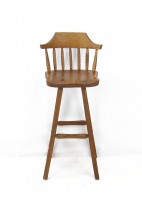 PineSwivel Bar Stool