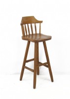 PineSwivel Bar Stool