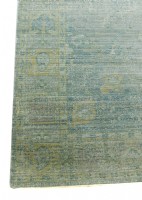 Washed Green Vintage Style Rug