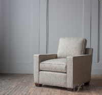 Java Upholstered Track Arm Chair