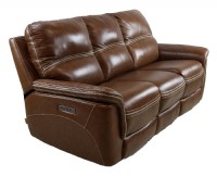 Leather Reclining Sofa