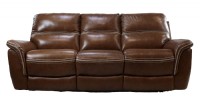 Leather Reclining Sofa