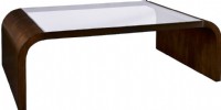 Glass Top Cocktail Table