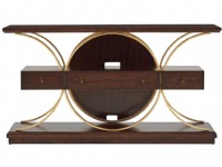 Metal Framework Media Console