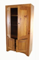 Large Cabinet With Natural Stain