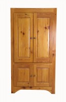 Large Cabinet With Natural Stain