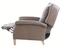 Track Style Leather Recliner