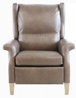 Track Style Leather Recliner