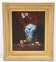 Original Oil of A Vase with Flowers