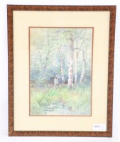 Original Watercolor by F.S.Medairy