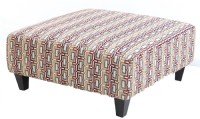 Geometric Pattern Ottoman