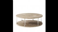 ASH VENEER ROUND COCKTAIL TABLE