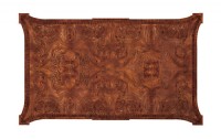 Burled Mahogany Cocktail Table