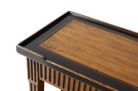 RUSTIC HONEY FINISH CONSOLE TABLE