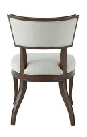 MAHOGANY UPHOLSTERED SIDE CHAIR