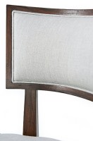 MAHOGANY UPHOLSTERED SIDE CHAIR