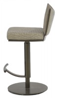 Brown Metal Framed Upholstered Seat Bar/Counter St