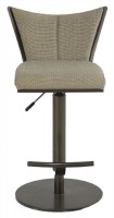 Brown Metal Framed Upholstered Seat Bar/Counter St
