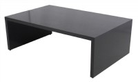 Dark Black Oak Lacquered Cocktail Table