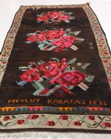 Handmade & Signed Kilim Rug