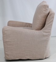 Slipcovered Swivel Glider