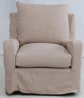Slipcovered Swivel Glider