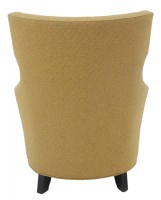Transitional Upholstered Wing Chair