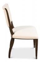 Cream Upholstered Dining Chairs