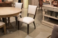 Cream Upholstered Dining Chairs