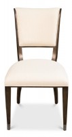 Cream Upholstered Dining Chairs