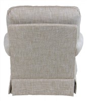Grey Textured Swivel Chair