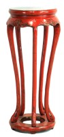Distressed Asian Plant Stand