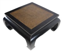 Black Painted Opium Table