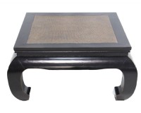 Black Painted Opium Table