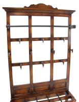 Tall Wooden Coat Rack and Umbrella Stand