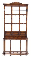 Tall Wooden Coat Rack and Umbrella Stand