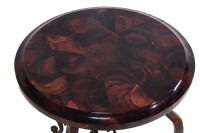 Resin Top Round Occasional Table