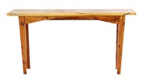 Live Edge Wooden Console Table