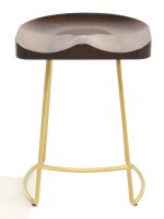 Gold Base Counter Stool