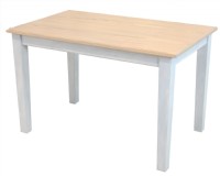 Cutom Made Ash Table with Blue Base