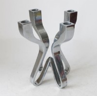 Pair of Heavy Metal Candlesticks