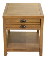Rustic Wooden End Table