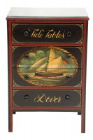 Hand Painted Nautical Tides Chest