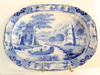 Blue & White Porcelain Tray