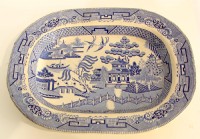 Blue & White Porcelain Tray
