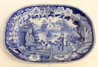 Blue & White Porcelain Tray