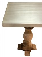 Zinc Top Sofa Table