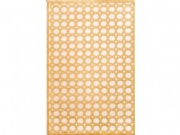 Lustrous Finish Art Silk/ Chenille Ivory/Yellow Ar